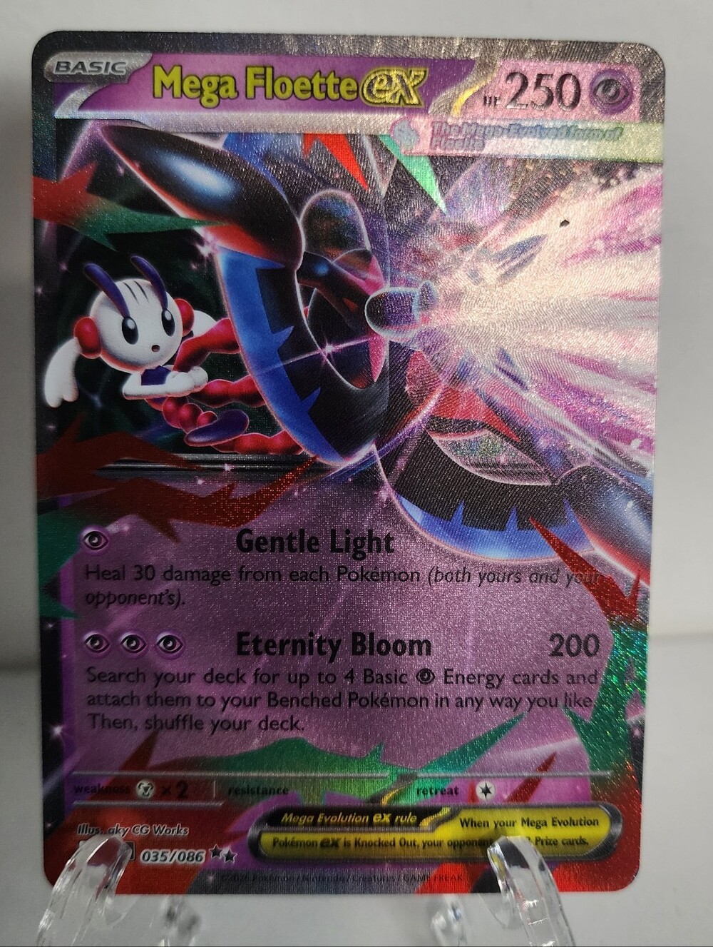 Mega Floette EX Pokémon Holo Double Rare 035/086 Chaos Rising